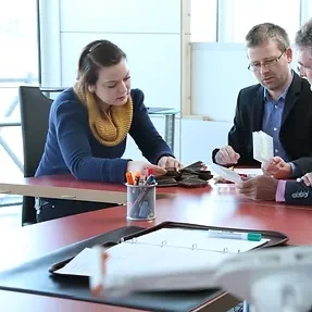 Teamgespräch am Robert Boyle Institut
